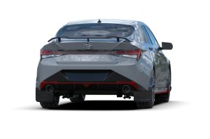 Hyundai Elantra N Mud Flap - Rally Armor - UR Blk Flap/Grey Logo - Black - `22-`23